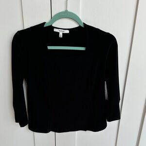 Sympli Women's Classic Black Blouse Size 4